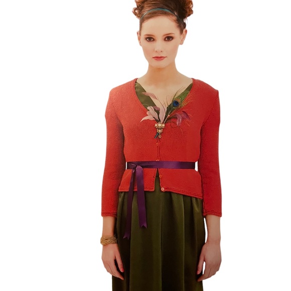 Cardigans Hardcover Knitting Book New Louisa Harding 40 Unique Designs Patterns - Picture 9 of 9